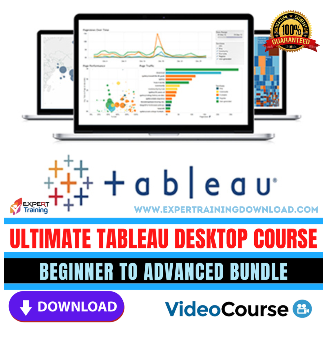 Ultimate Tableau Desktop Course Beginner To Advanced Bundle